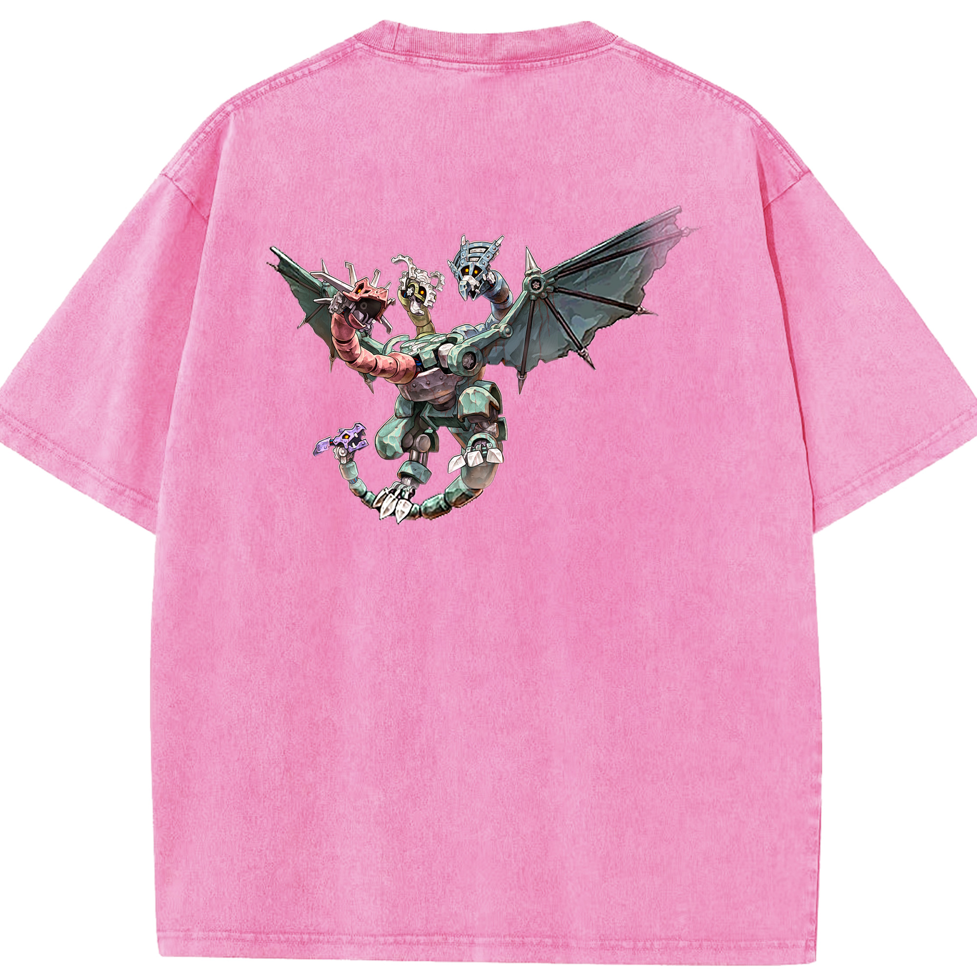 （画像用） 遊☆戯☆王 Yu-Gi-Oh! 綿100% ヴィンテージ風 半袖Tシャツ（背面プリント）